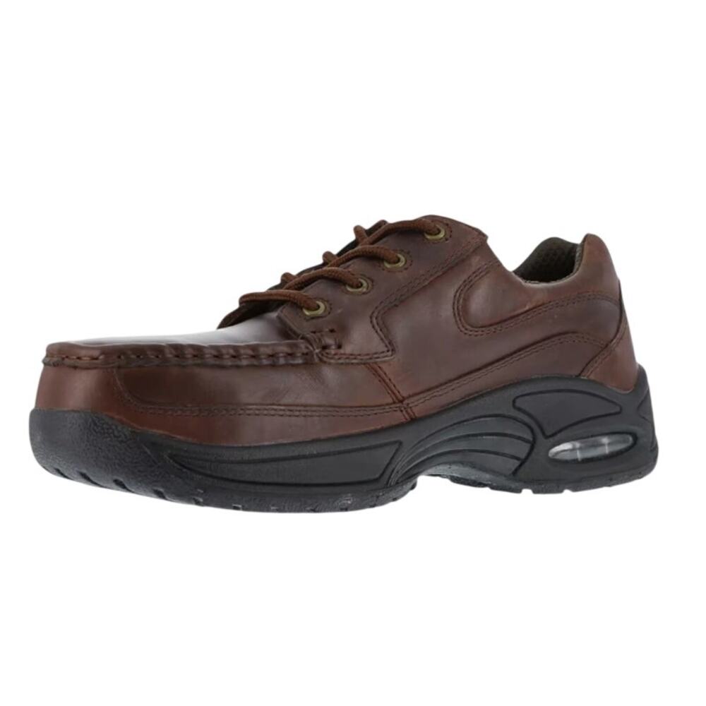 Florsheim Mens Polaris Composite Toe Work Shoes US 9.5 Wide Brown Leather NIB